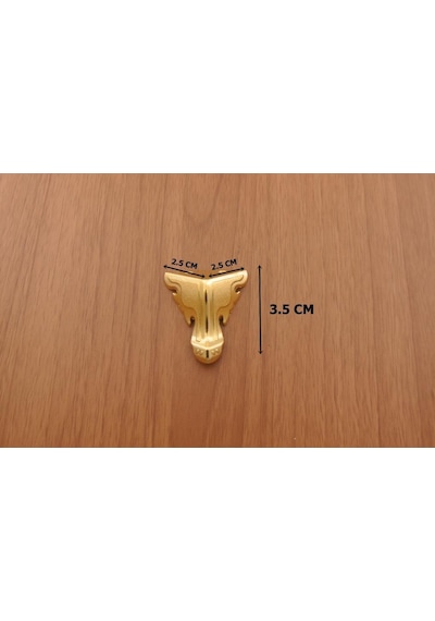Azimkarhirdavat Kelebek Çeyiz Süs Sandıkları İçin Minik Lükens Ayak (3.5 Cm) 10 A