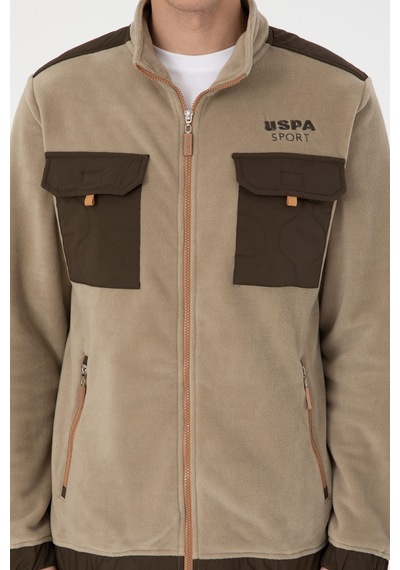 U.s. Polo Assn. Erkek Açık Haki Hırka Örme 50309979-vr183 Acık Hakı