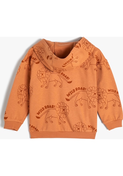 Koton Kapşonlu Sweatshirt Fermuarlı Baskılı Uzun Kollu Pamuklu Kahverengi 4smb10239tk 4SMB10239TK534 Kahve Koton Kapşonlu Sweatshirt Fermuarlı Baskılı Uzun Kollu Pamuklu Kahverengi 4smb10239tk 4SMB10239TK534 Kahve