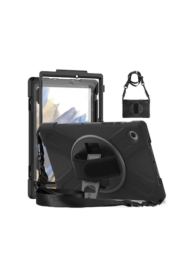 Newface Samsung Galaxy Tab A11 Plus Kılıf Amazing Tablet Kapak - Siyah