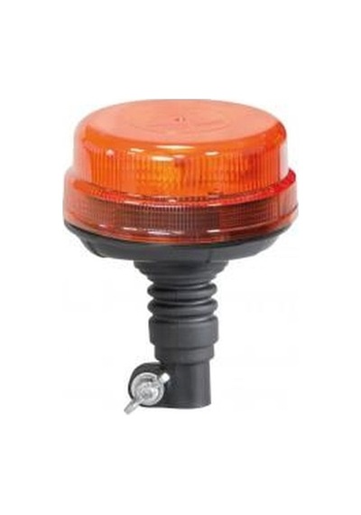 Fabrılcar 9v-30v Çakar Tepe Lamba 10 Ledli 12w Boru Tip 4 Fonksiyonlu Yassı 156 122 Mm Turuncu