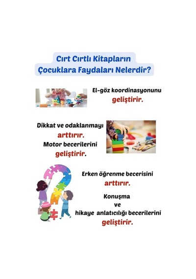 Kat Kat Cırt Cırtlı Etkinlikler- 3 Yaş