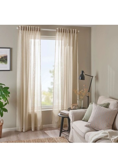 Ikea Hallebracka Tül Perde 145x300 Cm Açık Bej