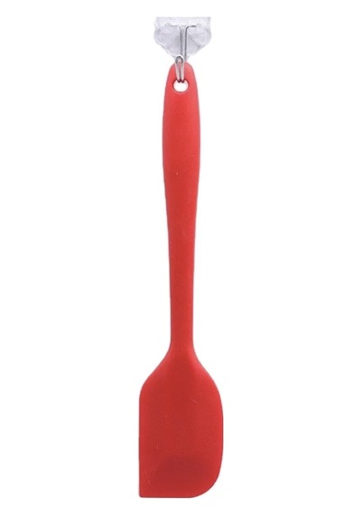 Pink Rose büyük boy silikon spatula, hamur  sıyırıcı (3lü set)