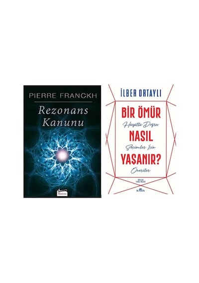 Rezonans Kanunu - Pierre Franckh + Bir Omur Nasil Yasanir - İlber Ortayli 2 Set