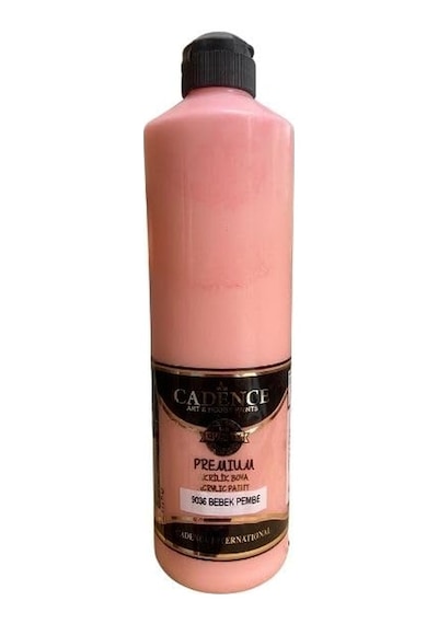 Cadence Akrilik Boya 500ml 9036 Bebek Pembe Ahşap Boyası 0,15 L