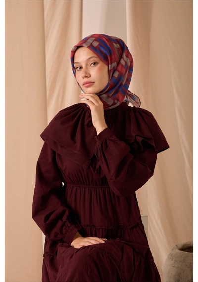 Silk Home Soft Eşarp 73096-05 Bordo, Saks, Gri, Pembe