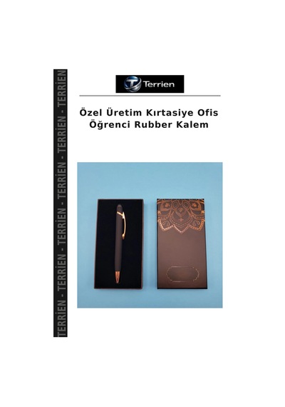 Özel Üretim Kırtasiye Ofis Öğrenci Rubber Kalem Çok Renkli