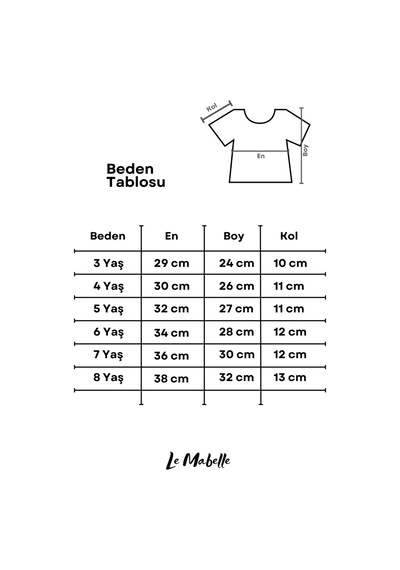 Le Mabelle Somon Kısa Kollu Gül Aplike Detaylı Kız Çocuk Crop Bluz - Millie Somon