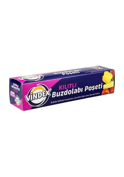 Vindex Kilitli Buzdolabı Poşeti Küçük Boy 1210119