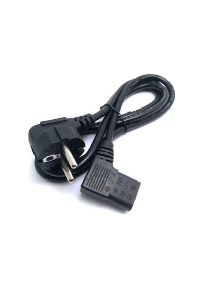 2 metre power kablo 2 metre 3x0.75mm 90 derece L power kablo