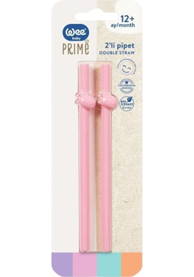 Wee Baby 2'li Pipet-Pembe