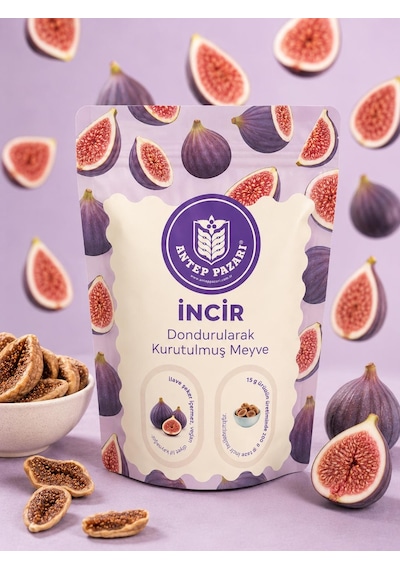 İncir Kurusu Meyve Cipsi Dondurularak Kurutulmuş Freeze Dried Çıtır İncir - 15 Gr