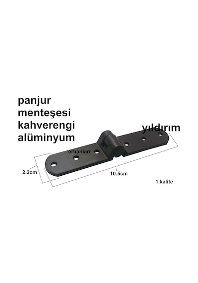 Alüminyum Panjur Menteşe Yaprak Menteşe Kahveren