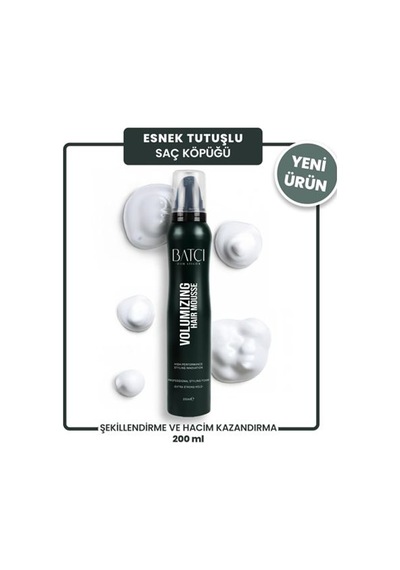 Batçı Saç Köpüğü 200ml Extra Strong Şekillendirici