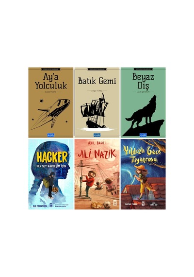 Ortaokul 4.5.ve 6.sınıf Hacker - Her Şey Kardeşim İçin, Ali Nazik,yıldızlı Gece Tiyatrosu,6 Kitap Set