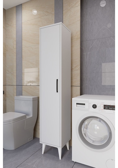 Tandem Çok Amaçlı Dolap Banyo Dolabı Beyaz Beyaz