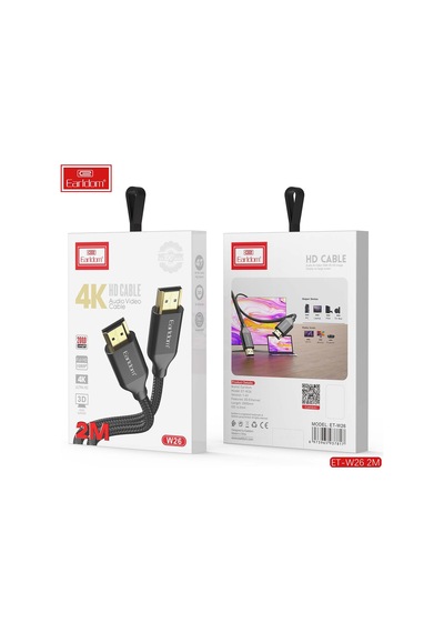Fuchsia 4k Hdmı Kablo 2m 18 Gbps Hdmı 2.0 1.4 V Görüntü Aktarım Kablosu