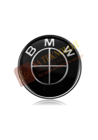 Bmw Fullsiyah Kaput-bagaj Logosu 82mm 51148132375