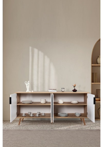 4815 Sırma 180 Cm Ahşap Ayaklı , Metal Kulplu Konsol , Safir - Beyaz , Oturma Odası , Salon Safir - Beyaz 4815 Sırma 180 Cm Ahşap Ayaklı , Metal Kulplu Konsol , Safir - Beyaz , Oturma Odası , Salon Safir - Beyaz