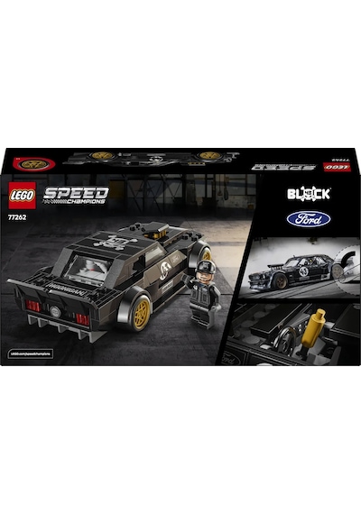 LEGO® Speed Champions Ken Block’un ‘65 Ford Mustang Hoonicorn V1’i 77262 - 9+ için Minifigür İçeren Oyuncak Yapım Seti (345 Parça)