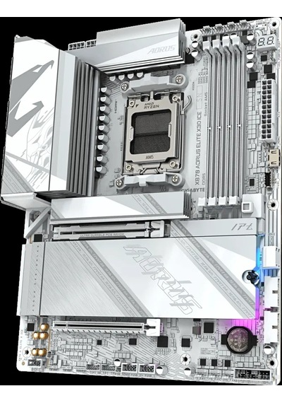 Gıgabyte X870 A Elıte X Ice Amd Anakart