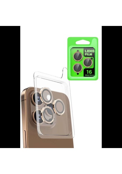 İphone 16 Pro Max Raze Metal Kamera Lens - Desert Diğer