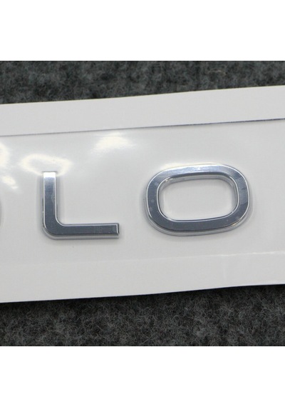 Volkswagen Polo Bagaj Yazı Abs Krom Renk Volkswagen Polo Rear