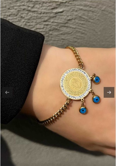 Lira Model Çelik Bileklik Sarı - 688996613 Sarı
