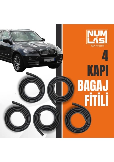 Bmw X5 E70 2007-2013 Kadifeli 4 Kapı + Bagaj Fitili-a Kalite-numlas-nm5112