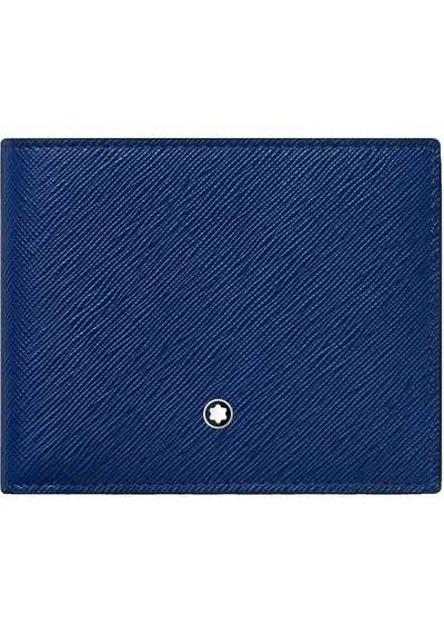 Mont Blanc 130812 Sartorial 6 cc Mavi Cüzdan