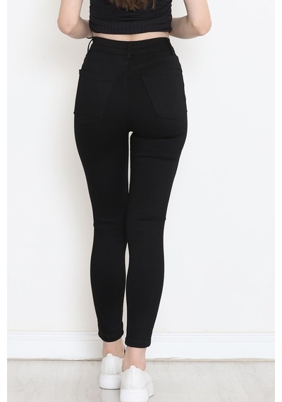 Mokashopin - Dar Paça Kot Pantolon Siyah - 18223.1431. 001