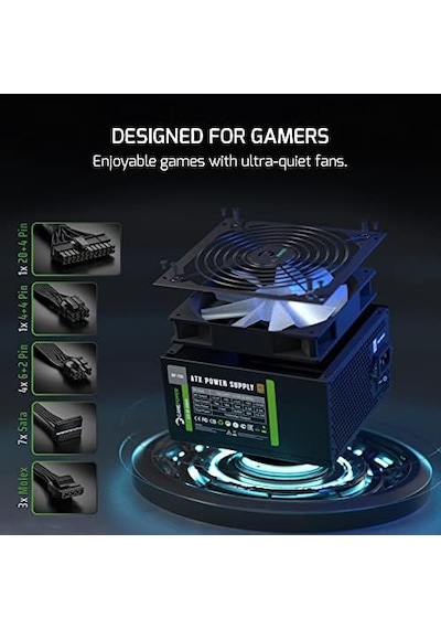 Game Power Gp-750 Apfc 14cm 80+ Bronze 750w Supply