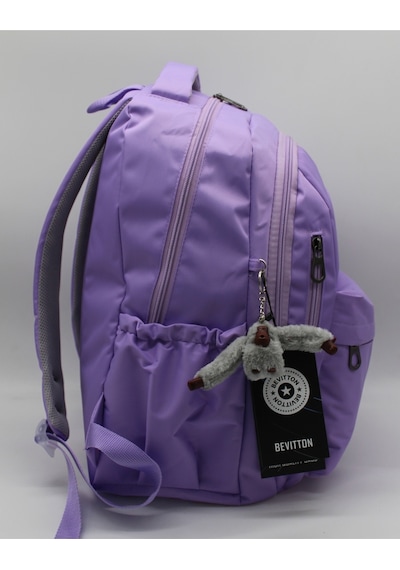 Modern Günlük Okul Sırt Çantası Suya Dayanıklı Unisex Okul Çantası 2500 Lila Mor