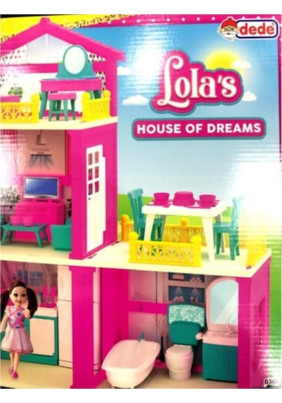 Lola'nın Düşler Evi 3 Katlı Aksesuarlı Evi 6633
