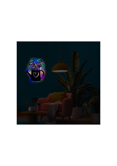Led Işıklı Çiçek Sulama Kabı Ve Çiçekler Dekoratif Tablo Balkon Duvar Dekorlu Gece Lambası Çok Renkli - 737260236 Çok Renkli Led Işıklı Çiçek Sulama Kabı Ve Çiçekler Dekoratif Tablo Balkon Duvar Dekorlu Gece Lambası Çok Renkli - 737260236 Çok Renkli