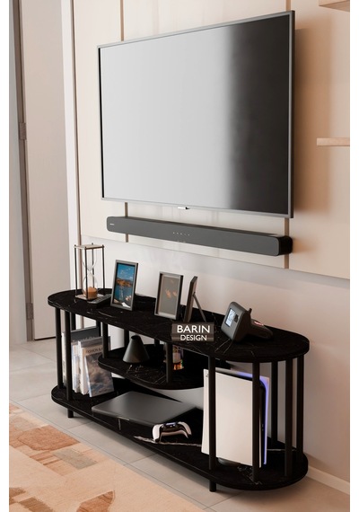 Modern Tv Ünitesi Ahşap Raflı 2 Katlı Televizyon Sehpası Minimalist,dayanıklı, Fonksiyonel Tv Standı Siyah Mermer Modern Tv Ünitesi Ahşap Raflı 2 Katlı Televizyon Sehpası Minimalist,dayanıklı, Fonksiyonel Tv Standı Siyah Mermer