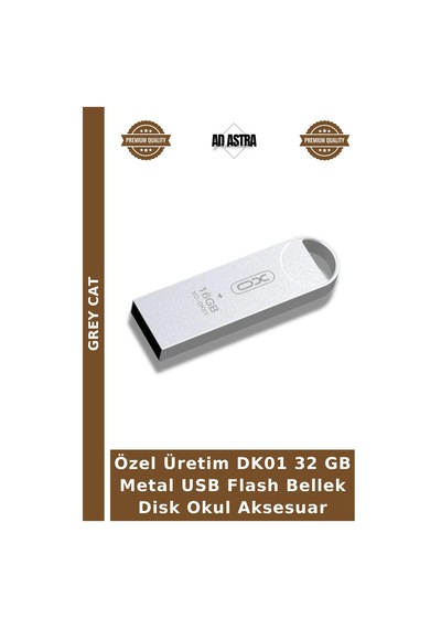 Özel Üretim Dk01 32 Gb Metal Usb Flash Bellek Disk Okul Aksesuar