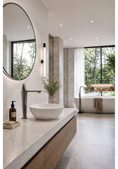 Vıta Uzun Lavabo Bataryası Mat Füme