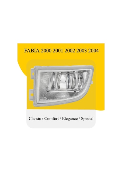 Fabia Sol Sis Farı Lambası 2000 2001 2002 2003 2004 Modeller İçin