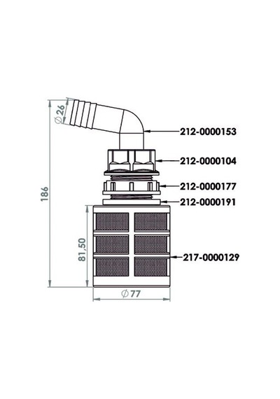 İlaçlama Makina Depo İçi Büyük Filtre 200 Litre