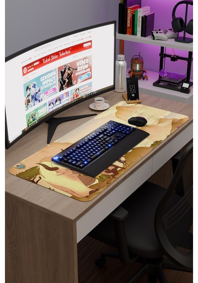 Avatar Son Hava Bükücü Dikişli Kauçuk Oyuncu Mousepad V3 - 90x40 Xxl Gaming Mouse Pad
