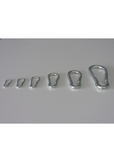 Geçmeli Yapış Kanca Karabina Yaylı 10 Mm - 10 Cm