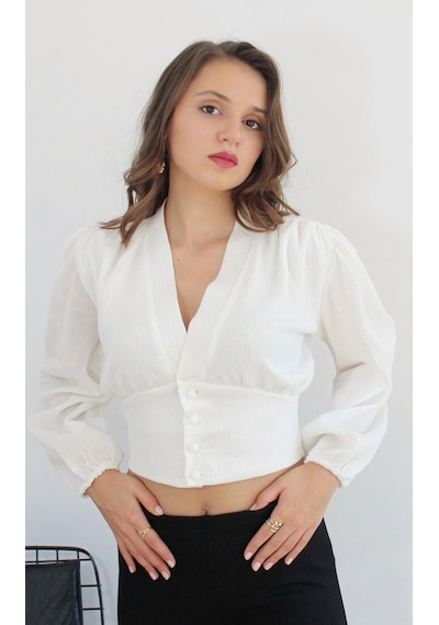 Mois Atelier Beyaz Gömlek, Tasarım, Hediye, Büyük Beden Beyaz