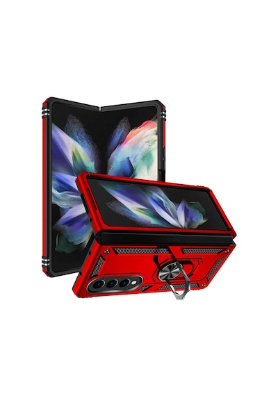 Samsung Uyumlu Galaxy Z Fold 4 Kılıf Zore Vega Kapak Mavi