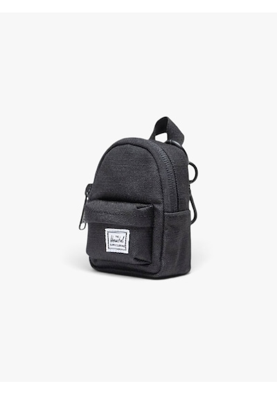 Herschel Classic Mini Sırt Çantası, Anahtarlık Charm Uniseks Siyah Çanta - 80013