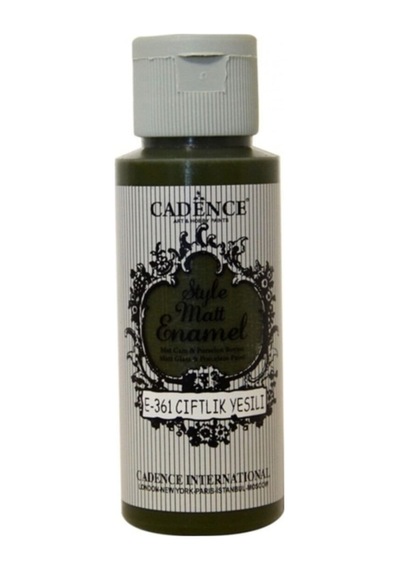Enamel Cam Boyası E-361 Çiftlik Yeşili 59ml Karışık Karışık