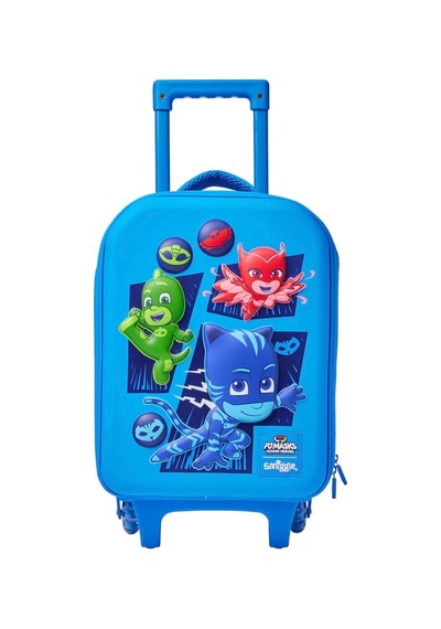 Smıggle Pj Mask Tekerlekli Okul Çantası Pijamaskeli Mavi