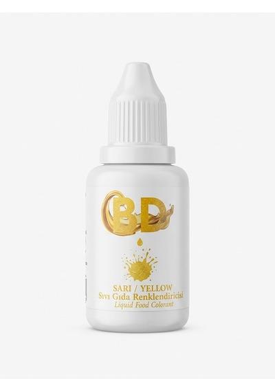 Bd Sıvı Gıda Renklendiricisi Sarı 20 Ml
