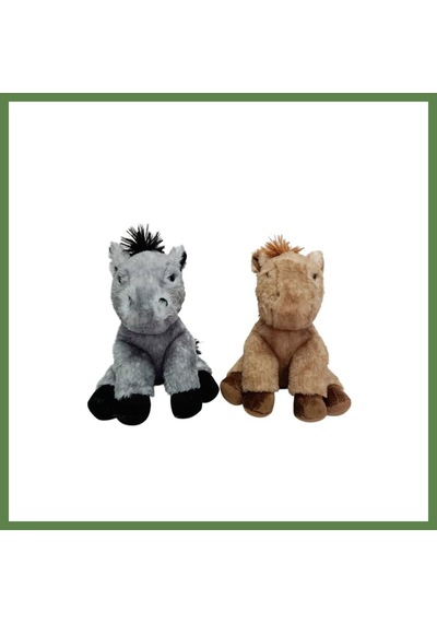 Bezos Pb31558-23 Peluş Oturan At 23 Cm Hb006 Çok Renkli